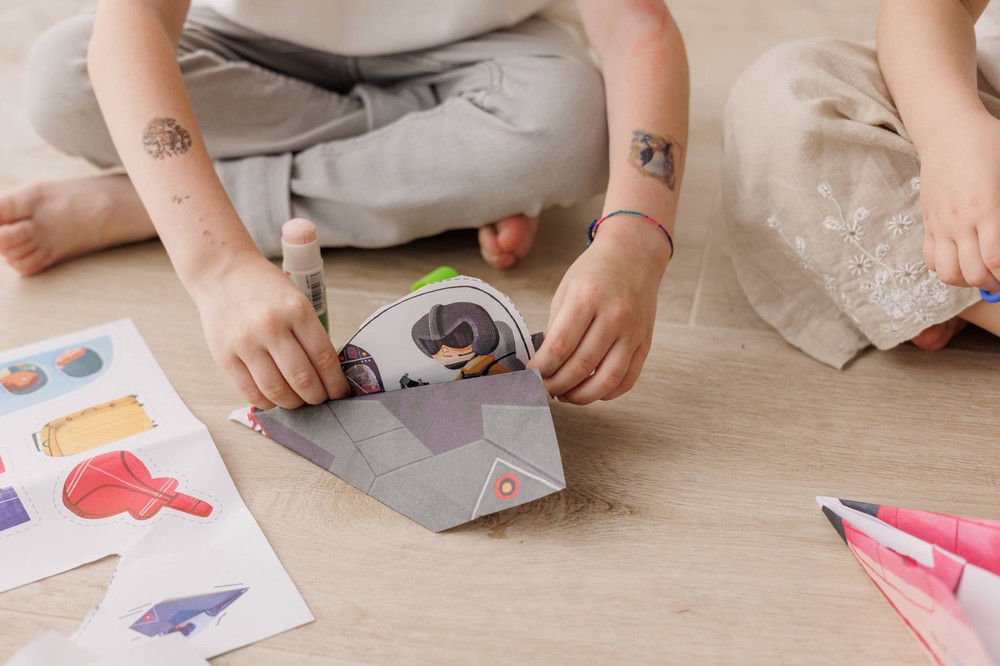 Set Origami începători Avioane, Ludattica, 4-5 ani + 4