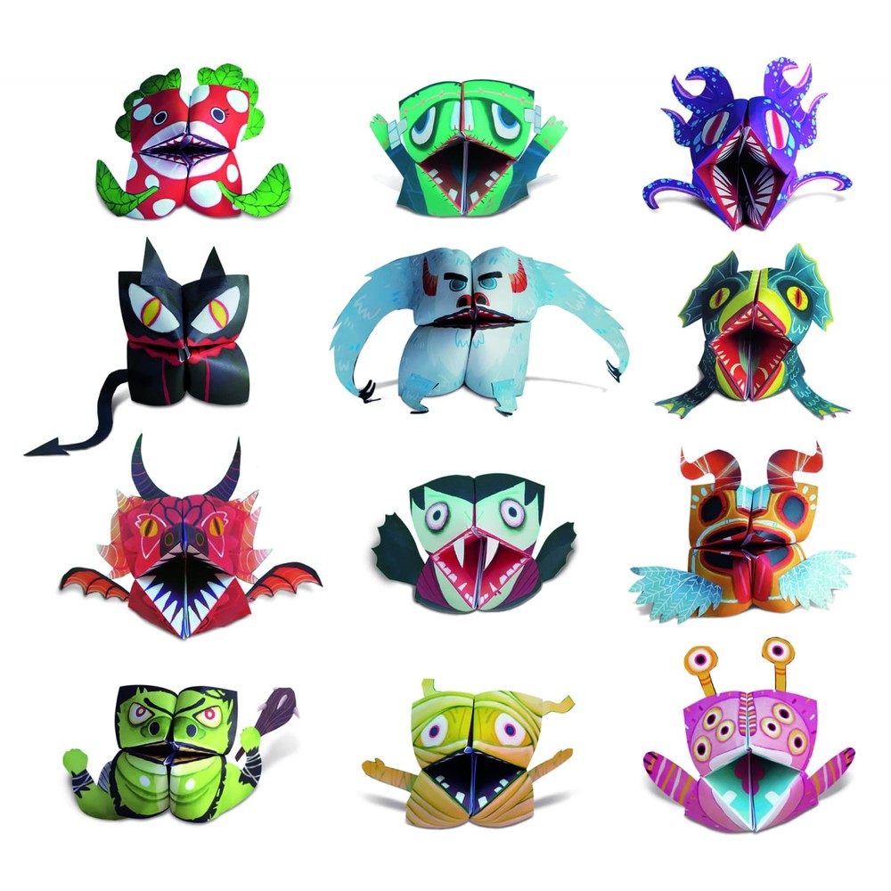 Set Origami începători Monștri 2023, Ludattica, +5 ani 2