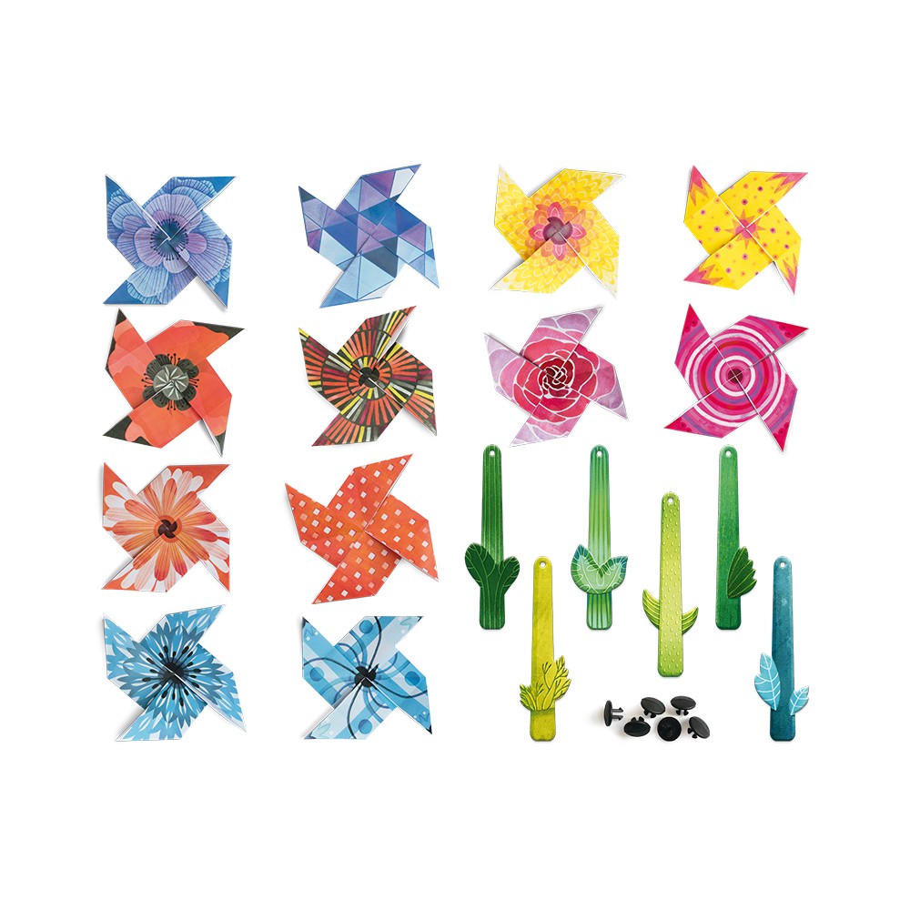 Set Origami începători Moriști de vânt, Ludattica, 5 ani+ 2