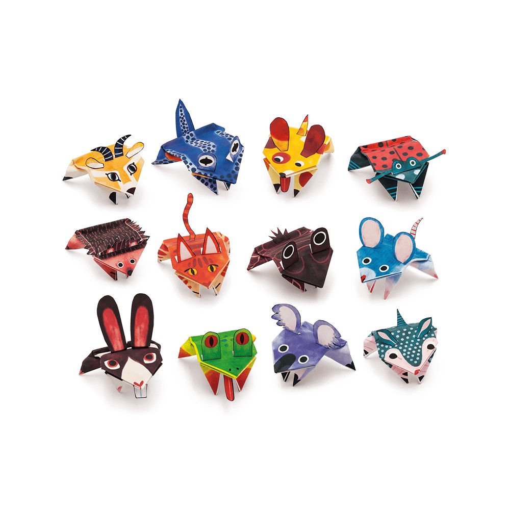 Set Origami începători Origami săltăreți Sari!, Ludattica, +6 ani 2
