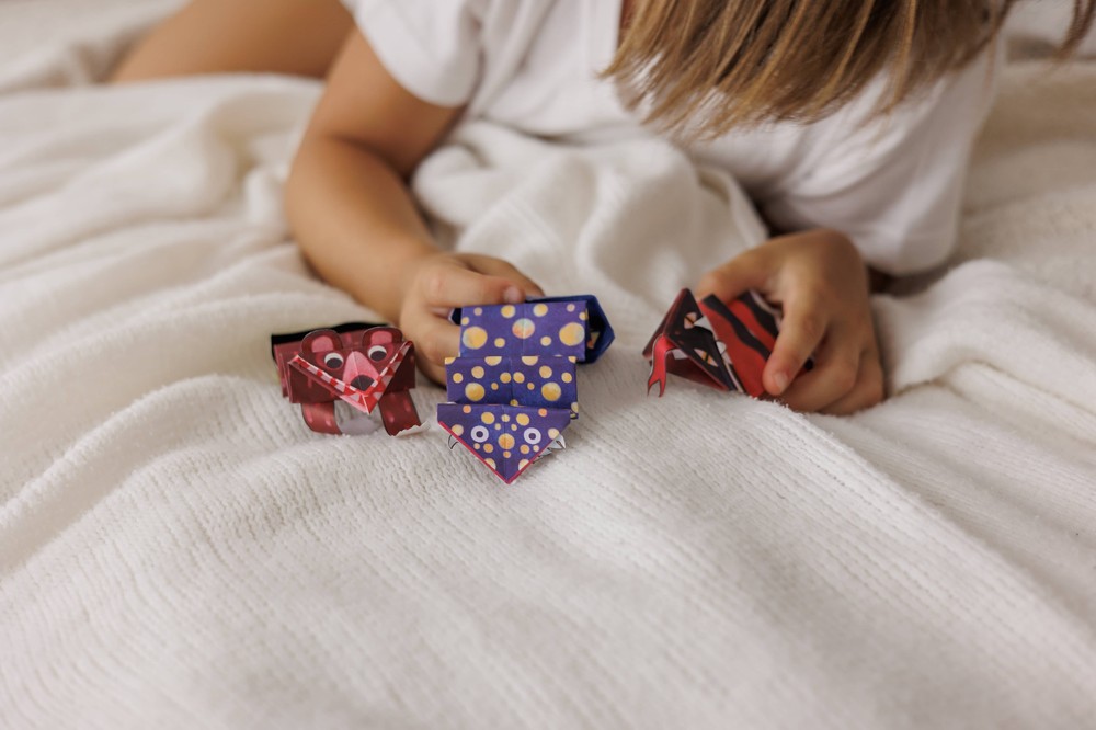 Set Origami începători Origami săltăreți Surpriza!, Ludattica, +6 ani 10