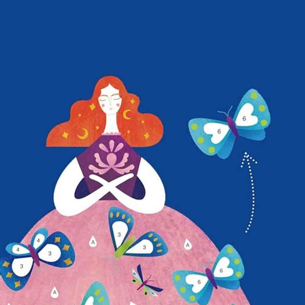 Set stickere cu foiță de aur, autocolant, Princess Diary, 8 buc set 3