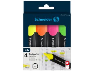 Set Textmarker Schneider Job 4 culori