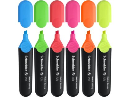 Set Textmarker Schneider Job 6 culori 2