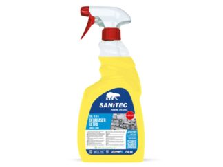 Soluție curățat suprafețe bucătărie cu pulverizator 750 ml Degreaser Ultra, Sanitec lămâie