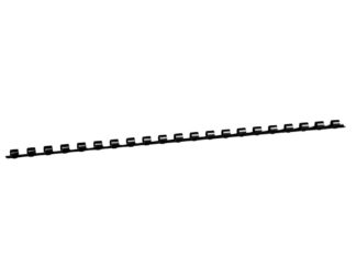 Spirală 6 mm din plastic negru