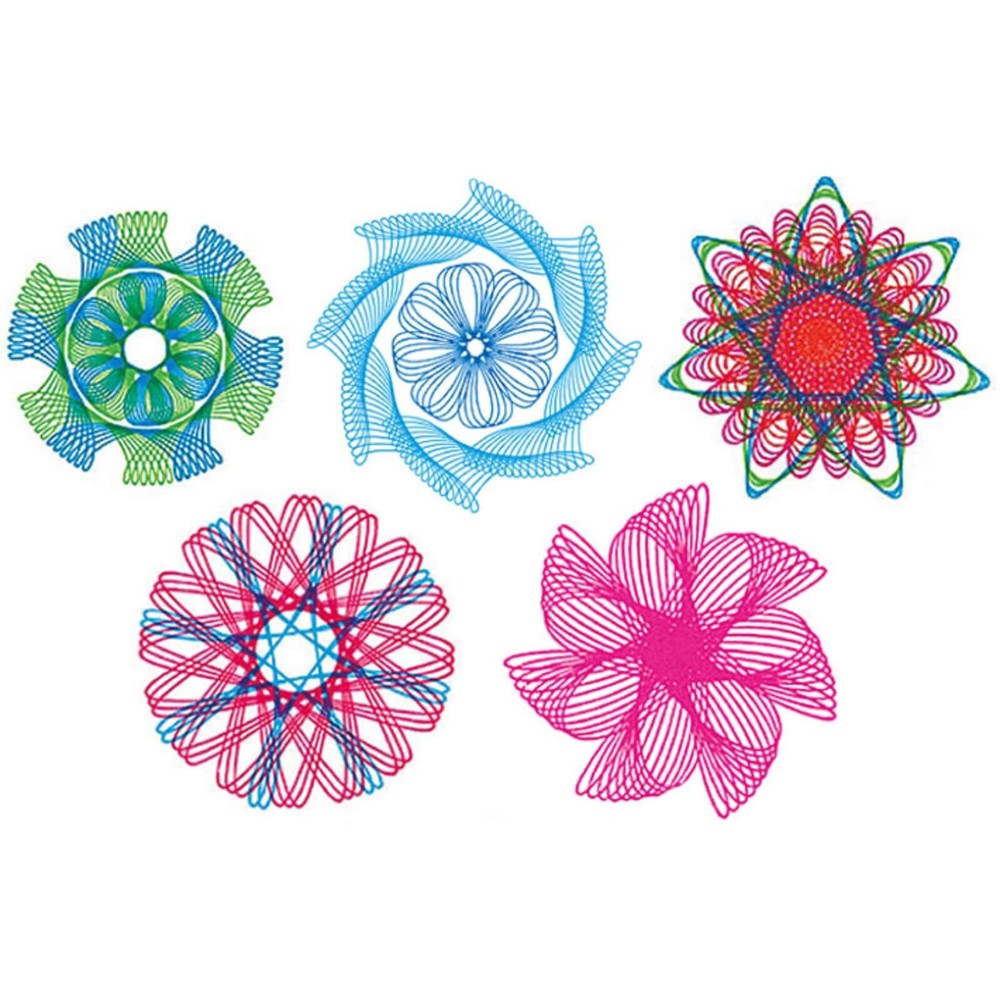 Spirograf, Set Șabloane Desen, Arta și Știința Spiralelor 6