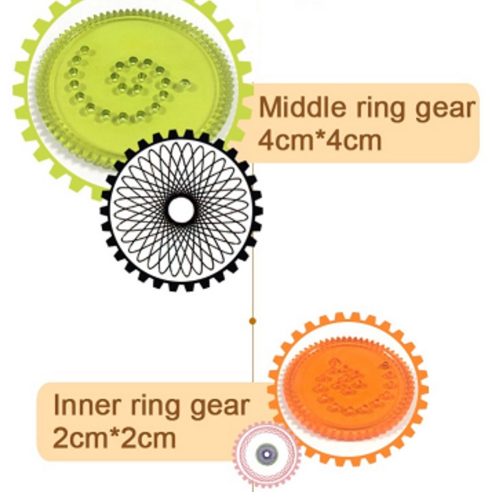 Spirograf, Set Șabloane Desen, Arta și Știința Spiralelor 9