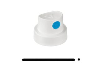 Spray cap Softcap white/blue