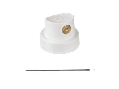 Spray cap Super Skinny white/gold