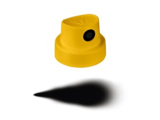 Spray cap Yellow Fatcap yellow/black