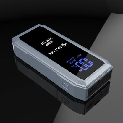 Starter auto portabil Tellur, 12V, 1500A, baterie externă, 16800mAh, lanternă, gri 12