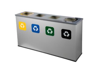 Stație colectare selectivă Eko Station 4 x 60 L