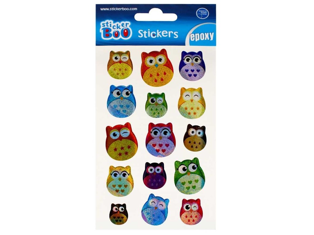 Stickere bufnițe, abțibilduri pentru proiecte creative ale copiilor