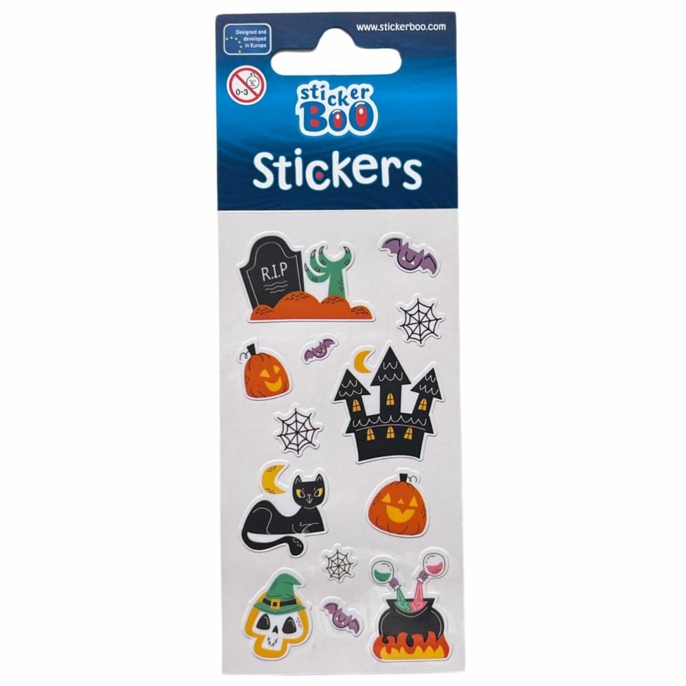 Stickere copii, Set abțibilduri cu tematică Halloween, Autocolante decorative 3