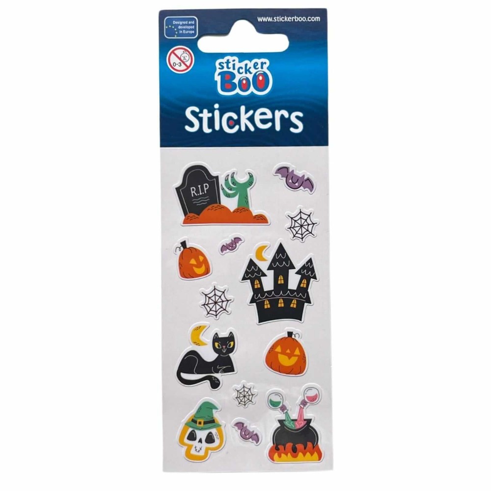 Stickere copii, Set abțibilduri cu tematică Halloween, Autocolante decorative 4