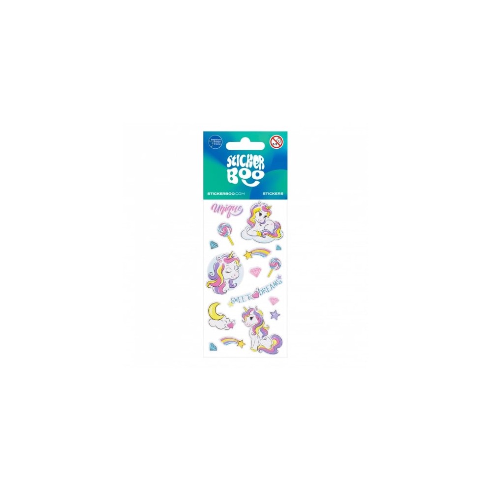 Stickere cu unicorni, 3 folii, ideale pentru decorarea rucsacurilor, caietelor, desenelor 3