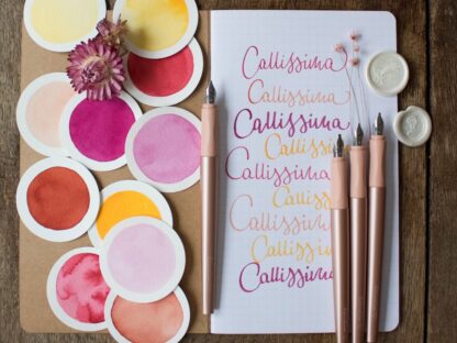 Stilou caligrafie Callissima Schneider caisă model