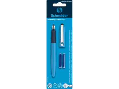 Stilou Schneider Wavy blister albastru