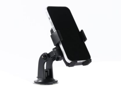 Suport auto pentru telefon Tellur Basic MCH5, fixare ventuză parbriz, negru 2