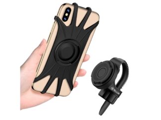 Suport detașabil Tellur de telefon 4″-6.5″ pentru bicicletă BPH100, negru