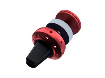 Suport magnetic de telefon pentru ventilație FreshDot, Odorizant Bubble Gum, roșu 2