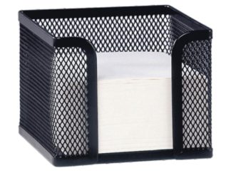 Suport metalic pentru cub notițe negru