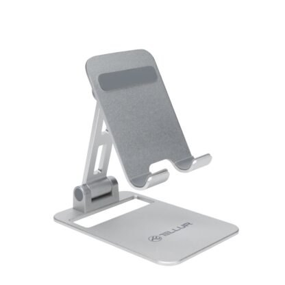 Suport Telefon Birou Tellur, Aluminiu, Argintiu 2
