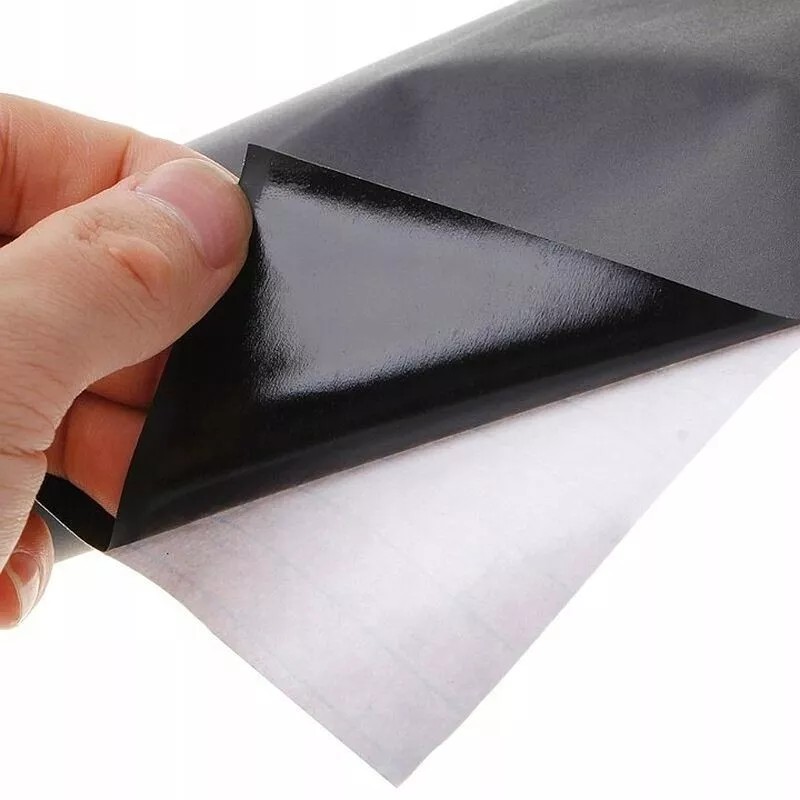 Tablă de scris autocolantă pentru multiple suprafețe, tip tapet, reutilizabilă, cretă inclusă, ușor de lipit, 45 x 200 cm, negru 3