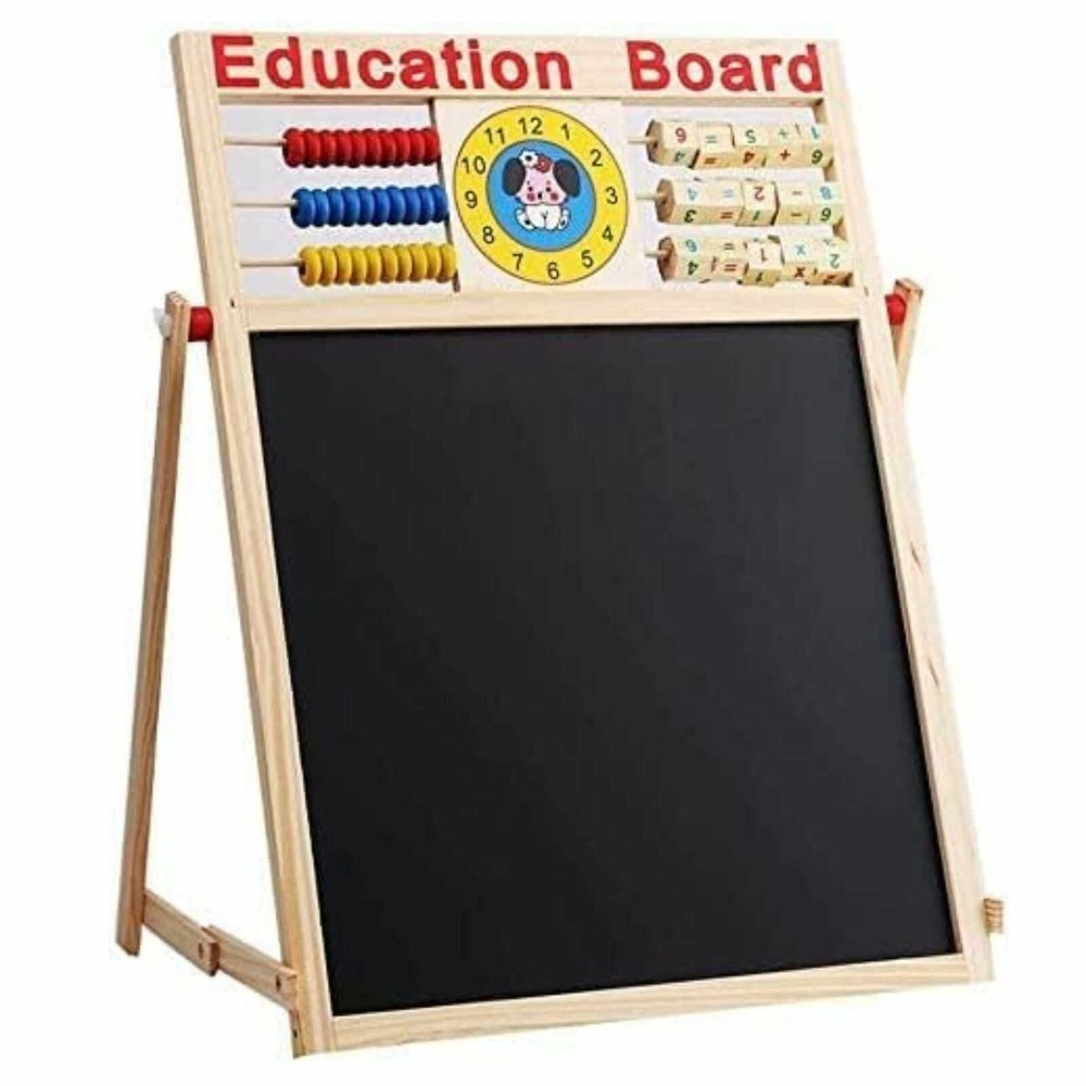 Tablă magnetică copii 5 în 1 cu suport și accesorii, 45 x 38.5 cm 3