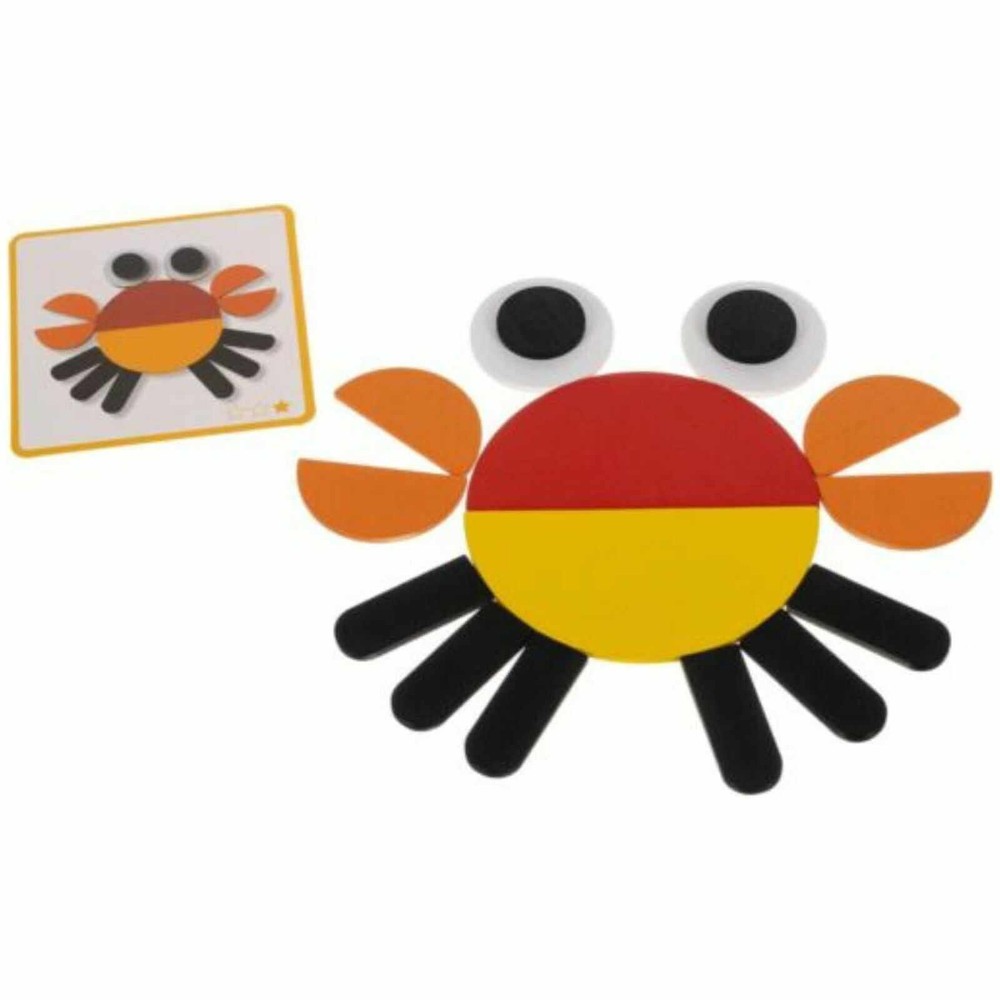 Tangram ZE Geoanimo, Joc din Lemn, 30 piese, Educativ, Forme Geometrice, Creativ, Shapes 11