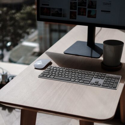 Tastatură fără fir Tellur Shade, Bluetooth, US, Alu, Gri Negru 4