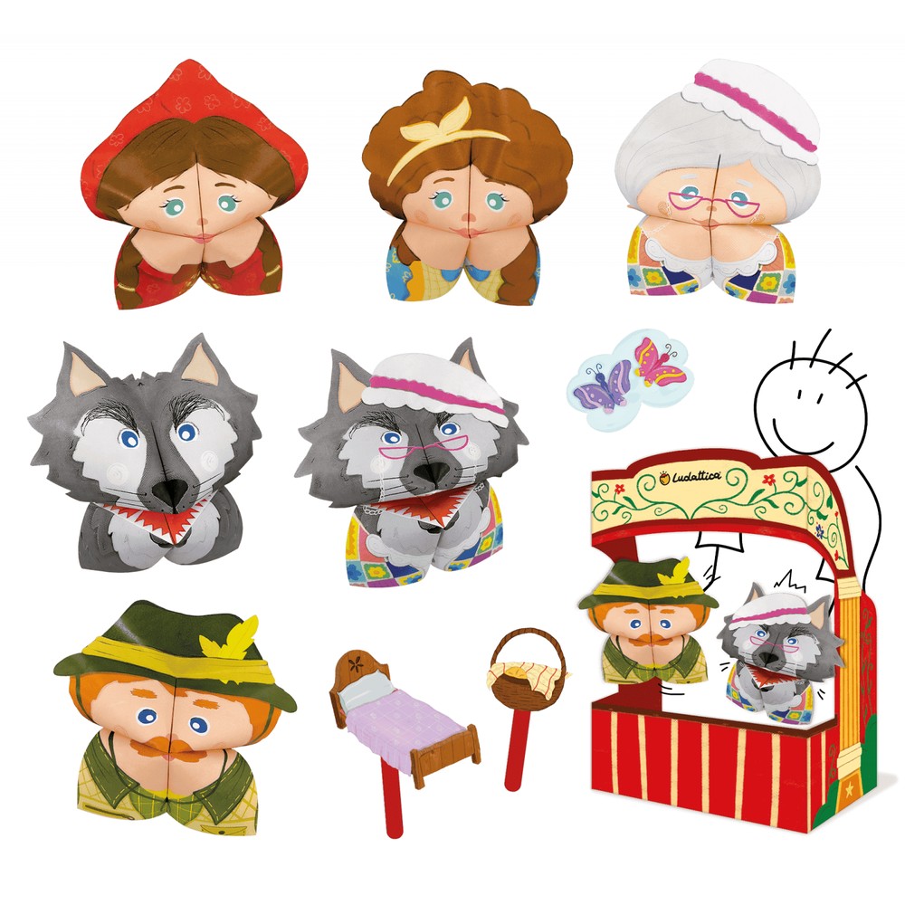 Teatrul de păpuși Origami Scufița Roșie, + 5 ani, Ludattica 2