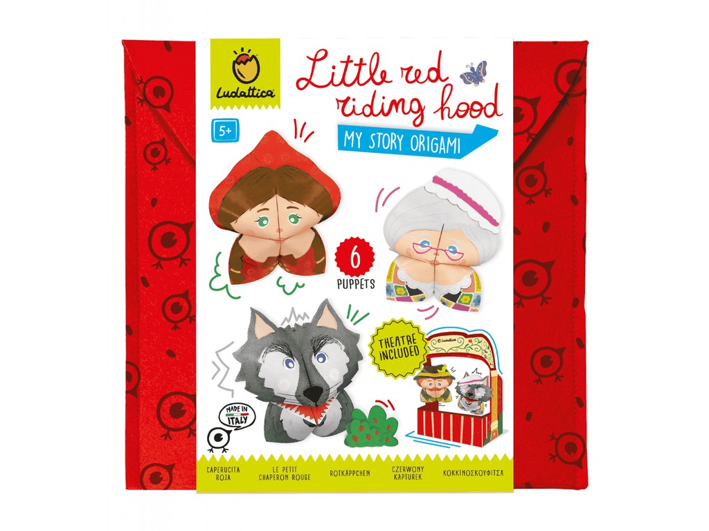 Teatrul de păpuși Origami Scufița Roșie, + 5 ani, Ludattica