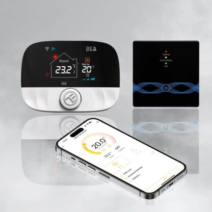 Termostat de ambient WiFi Tellur Smart, TSH02, Negru 7