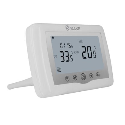 Termostat WiFi Tellur, Centrală, Alb 2