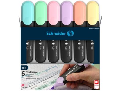 Textmarker Schneider Job Pastel 6/set cutie