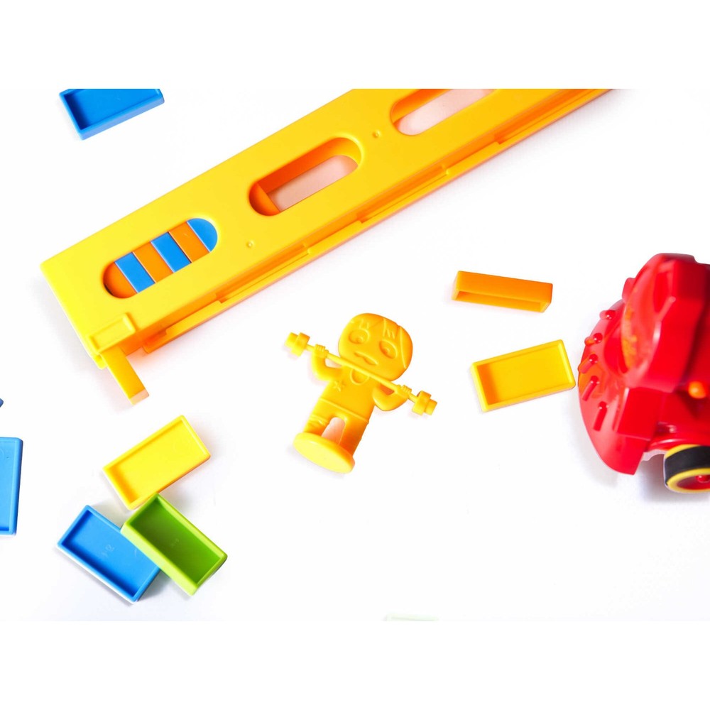 Tren Domino, Locomotivă electrică cu 80 piese, sunete și lumini 5