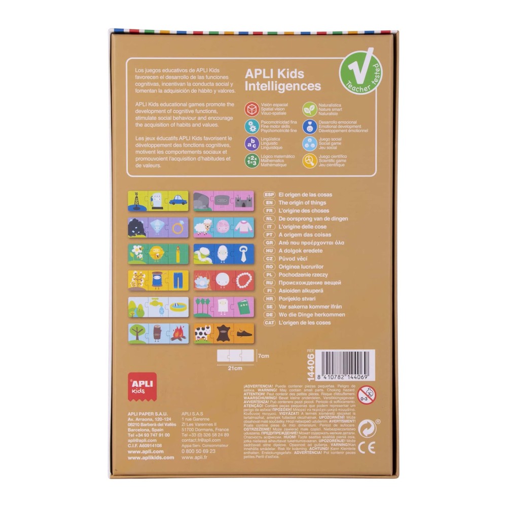 Trio puzzle Originea produselor 2