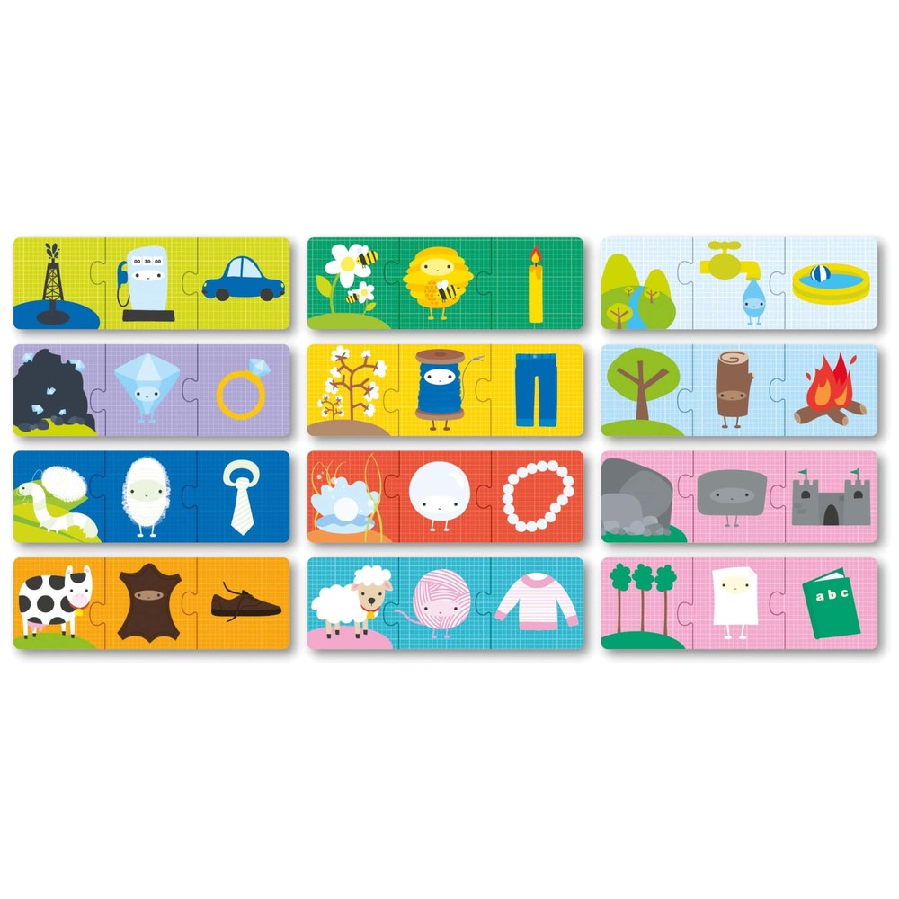 Trio puzzle Originea produselor 3