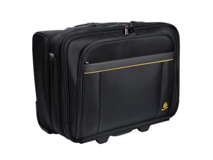 Troler de mână cu 4 roți laptop 15,6" Exactive Exacompta 18534E, negru 2