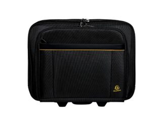 Troler de mână cu 4 roți laptop 15,6" Exactive Exacompta 18534E, negru