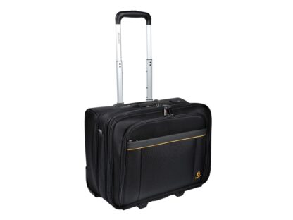 Troler de mână cu 4 roți laptop 15,6" Exactive Exacompta 18534E, negru 4