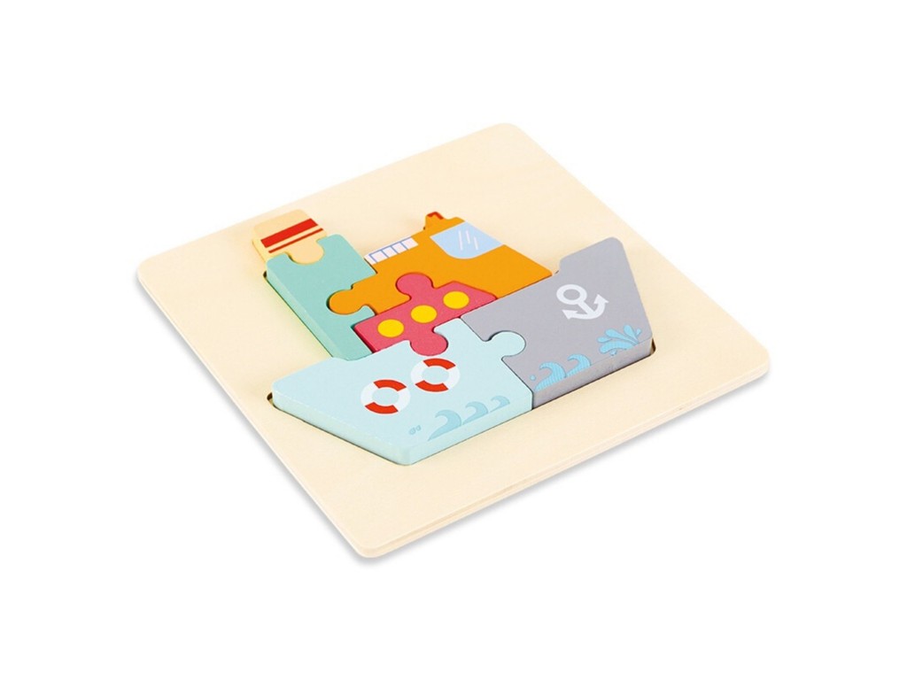 Vapor Puzzle încastru din lemn