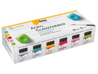 Vopsea acrilică glossy Color Living Kreul, set 6 buc x 20 ml