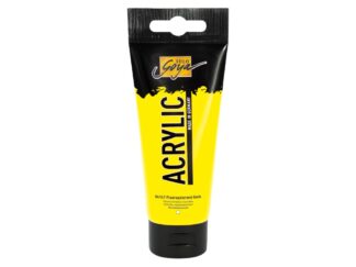 Vopsea acrilică Fluorescent Solo Goya, 100 ml fluorescent yellow