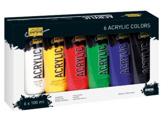 Vopsea acrilică Solo Goya, set 6 buc. x 100 ml