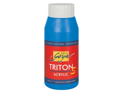 Vopsea acrilică Solo Goya Triton S, Kreul, 750 ml primary blue