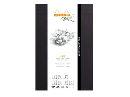 White Maya Pad A4+ Rhodia Touch Layout ambalaj