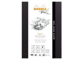 White Maya Pad A5 Rhodia Touch Layout ambalaj